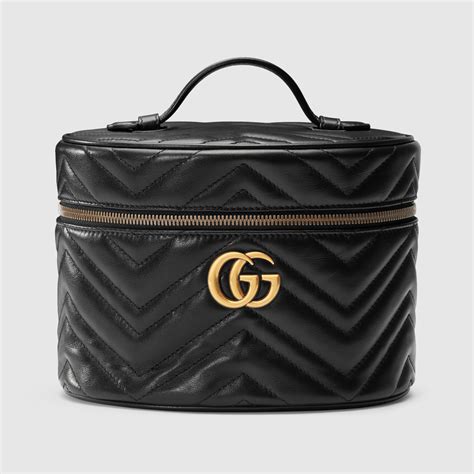 gucci large cosmetic bag|Gucci marmont makeup bag.